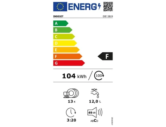 Lave vaisselle INDESIT intégrable