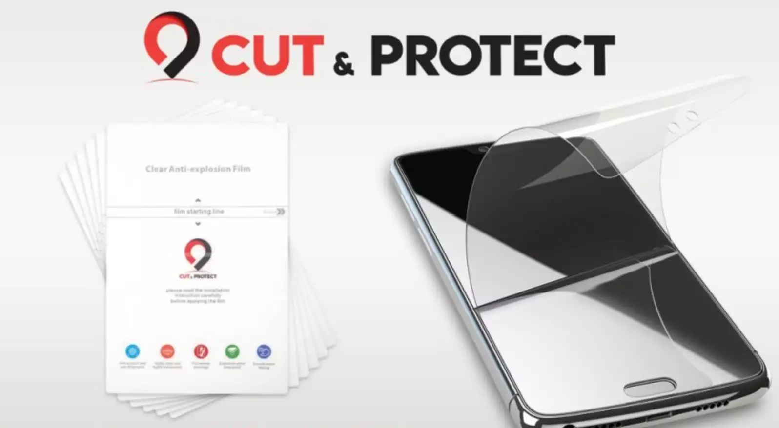 Protection Smartphone Film Hydrogel sur mesure